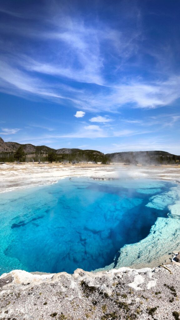 The Sapphire Pool in Biscuit Basin