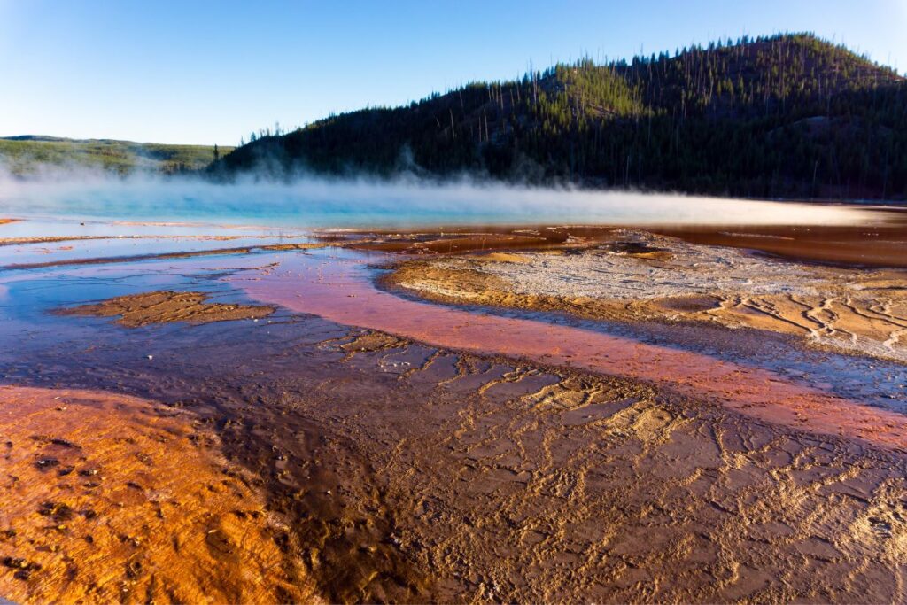 Grand Prismatic Hot Spring Hikes in Yellowstone National Park
