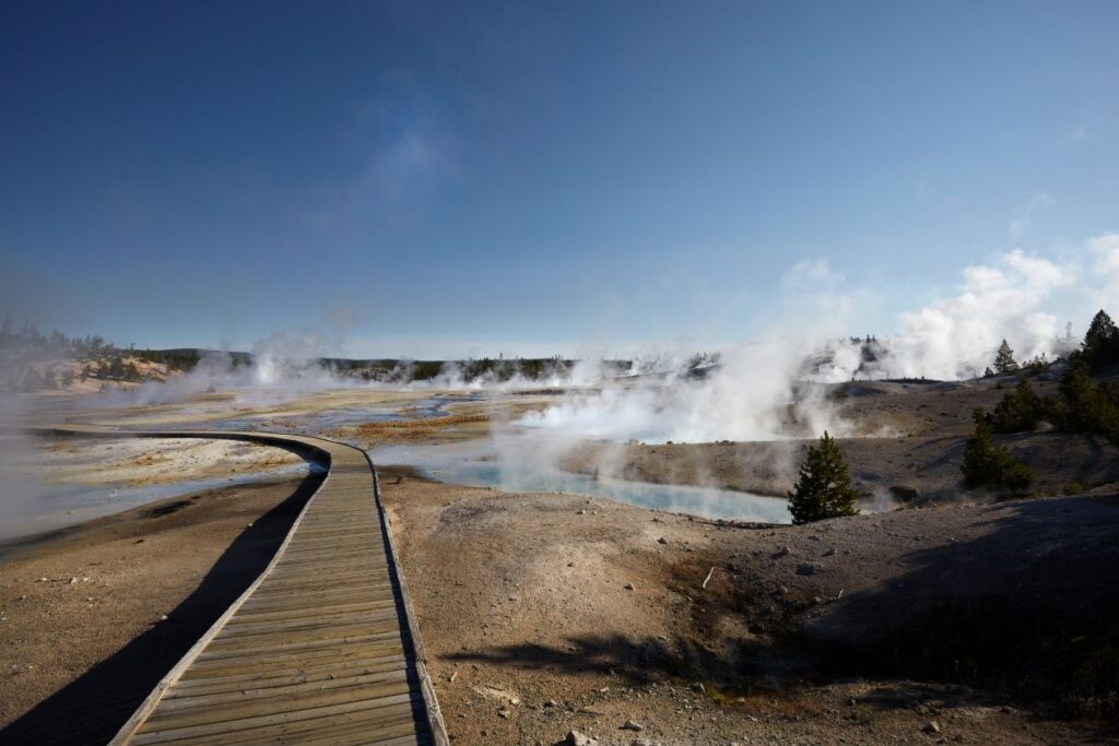 Norris Geyser 2 Hikes in Yellowstone National Park