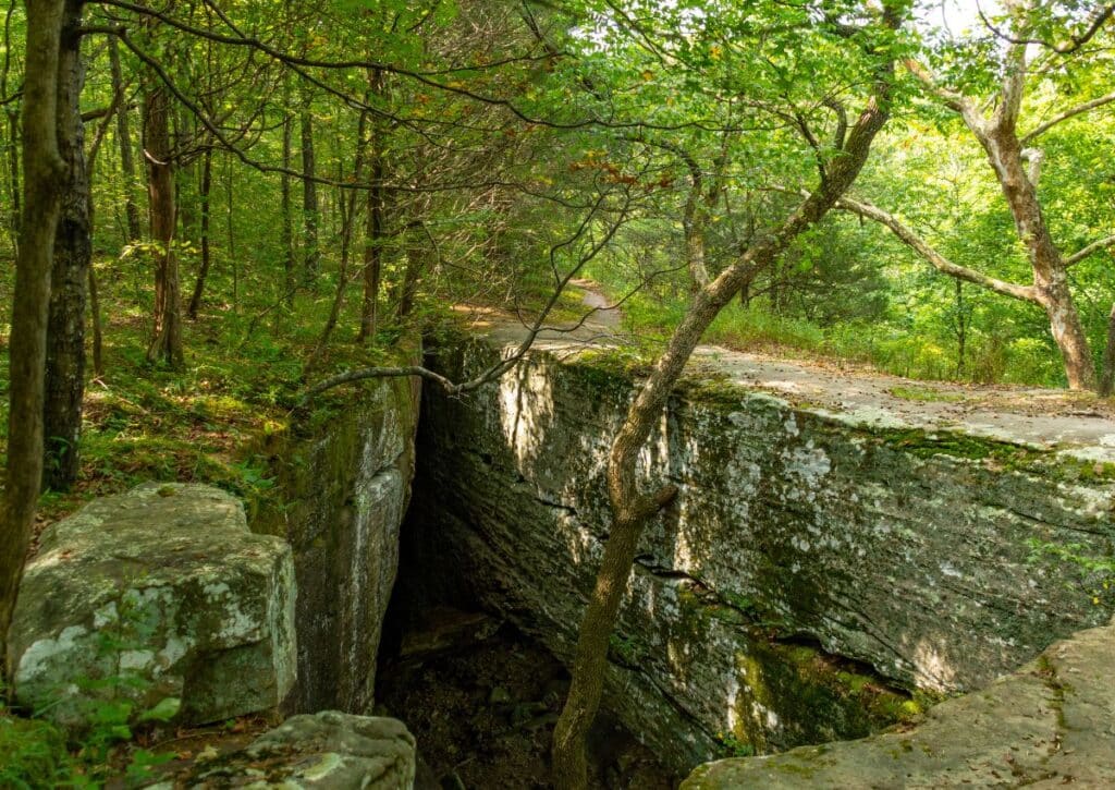 Pomona Natural Bridge Shawnee National Forest Trails