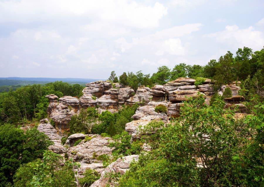 garden of gods Shawnee National Forest Trails