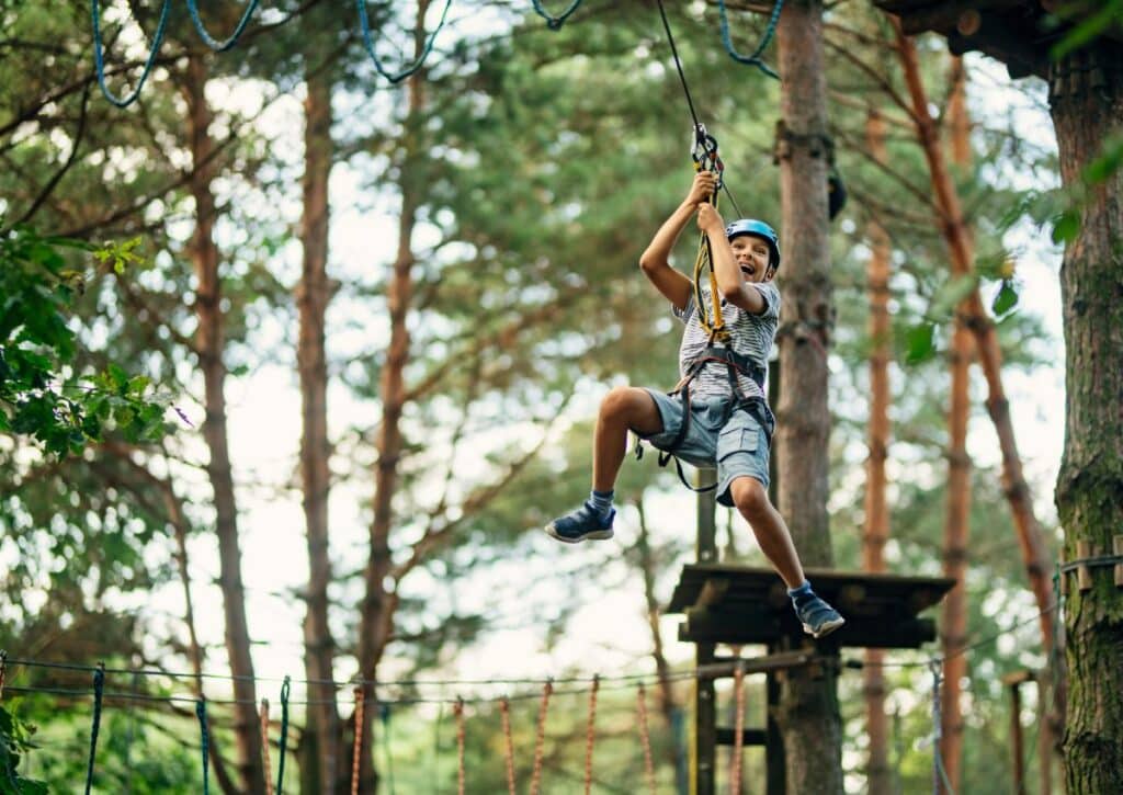 zipline Shawnee National Forest Camping