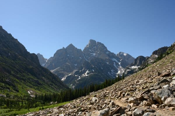 Death Canyon to Patrol Cabin scenic drive on Grand Teton National Park 2 Day Itinerary mormon row