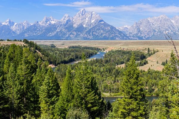 scenic drive on Grand Teton National Park 2 Day Itinerary