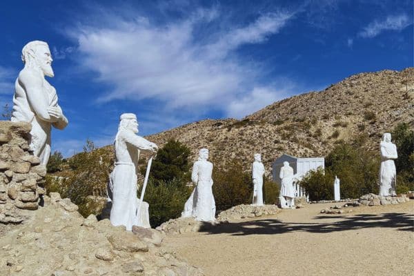 Desert Christ Park Palm Springs to Joshua Tree