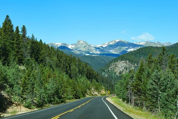 Peak to Peak Scenic Byway Rocky mountain national park