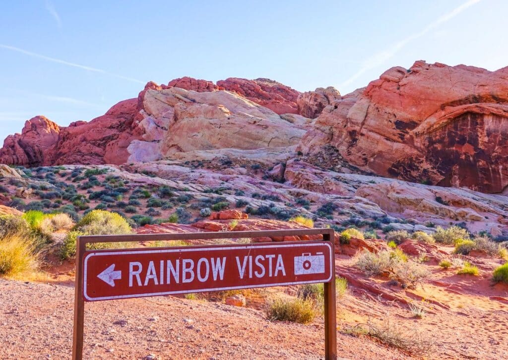 Valley of Fire bucketlist rainbow vista