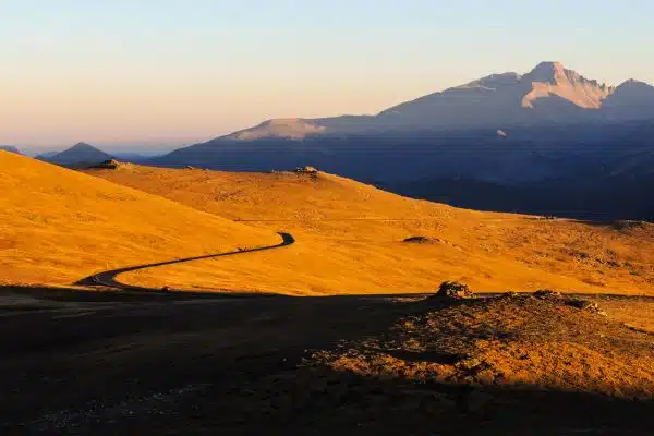 sunset trail ridge road Rocky mountain national park