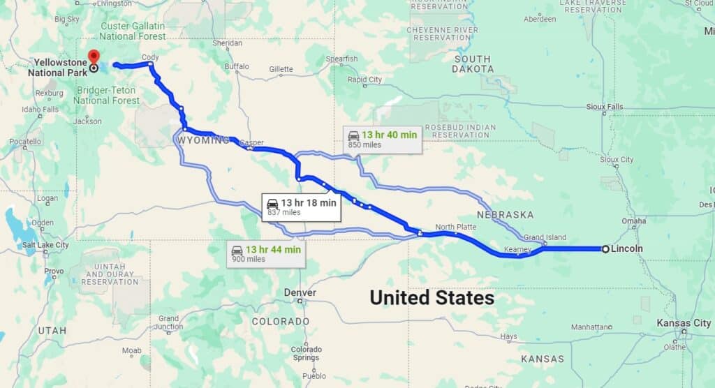 Lincoln to Yellowstone