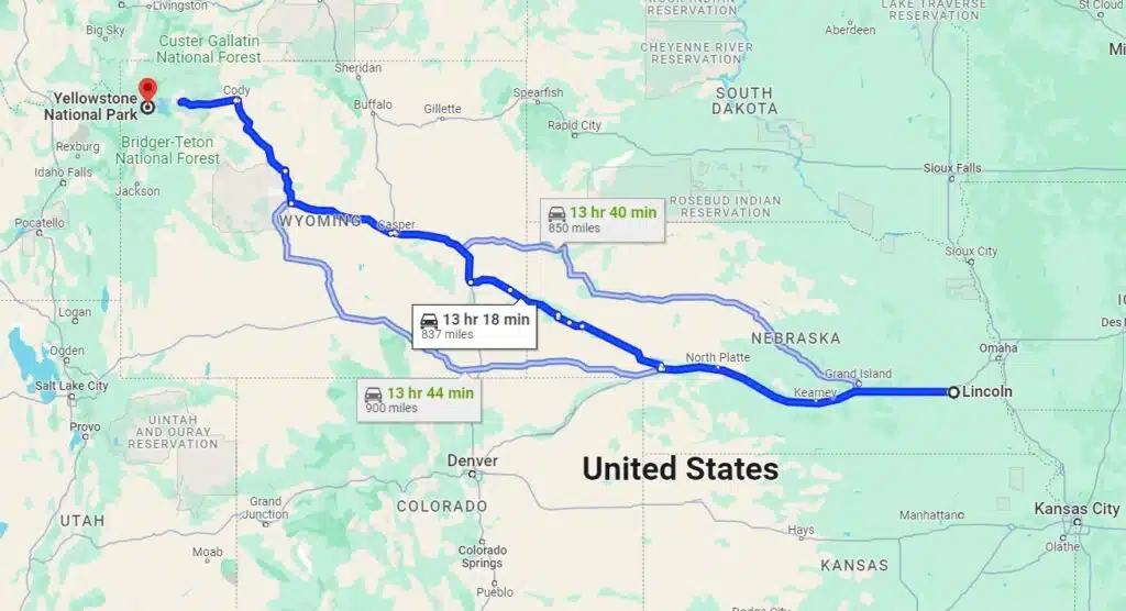 Lincoln to Yellowstone