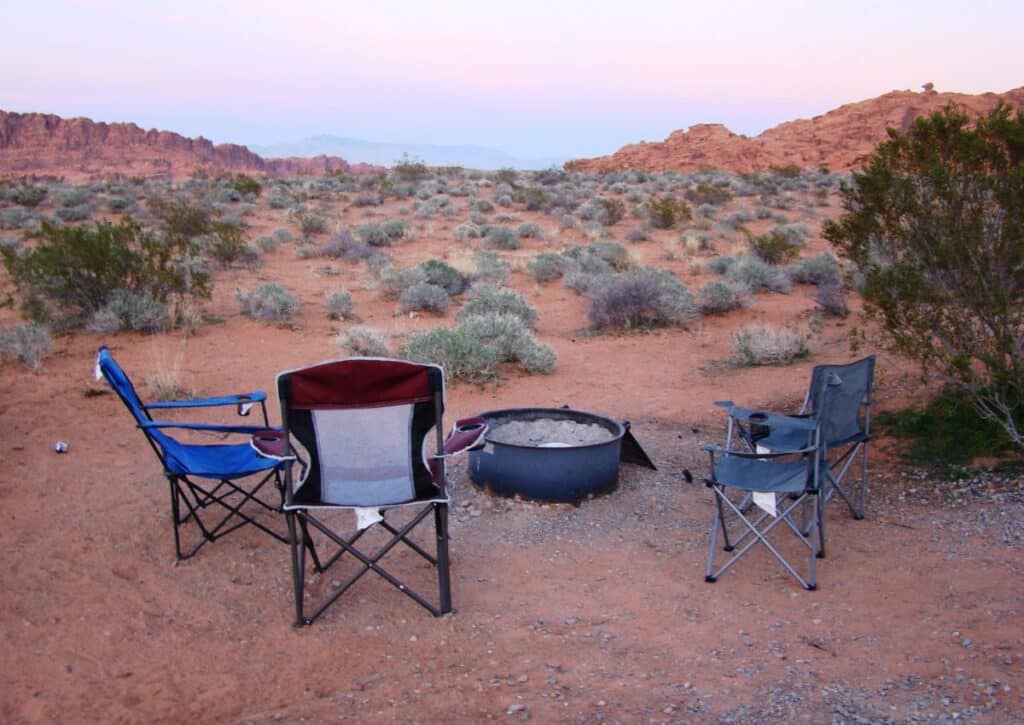 camping valley of fire state park