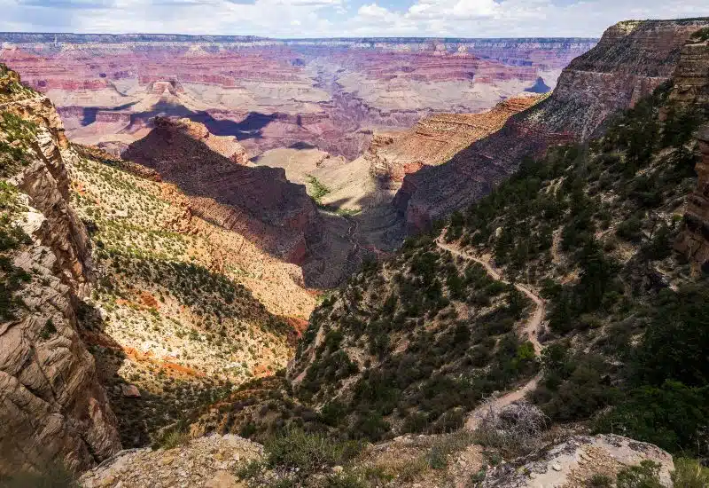 Bright Angel Trail grand canyon south rim itinerary